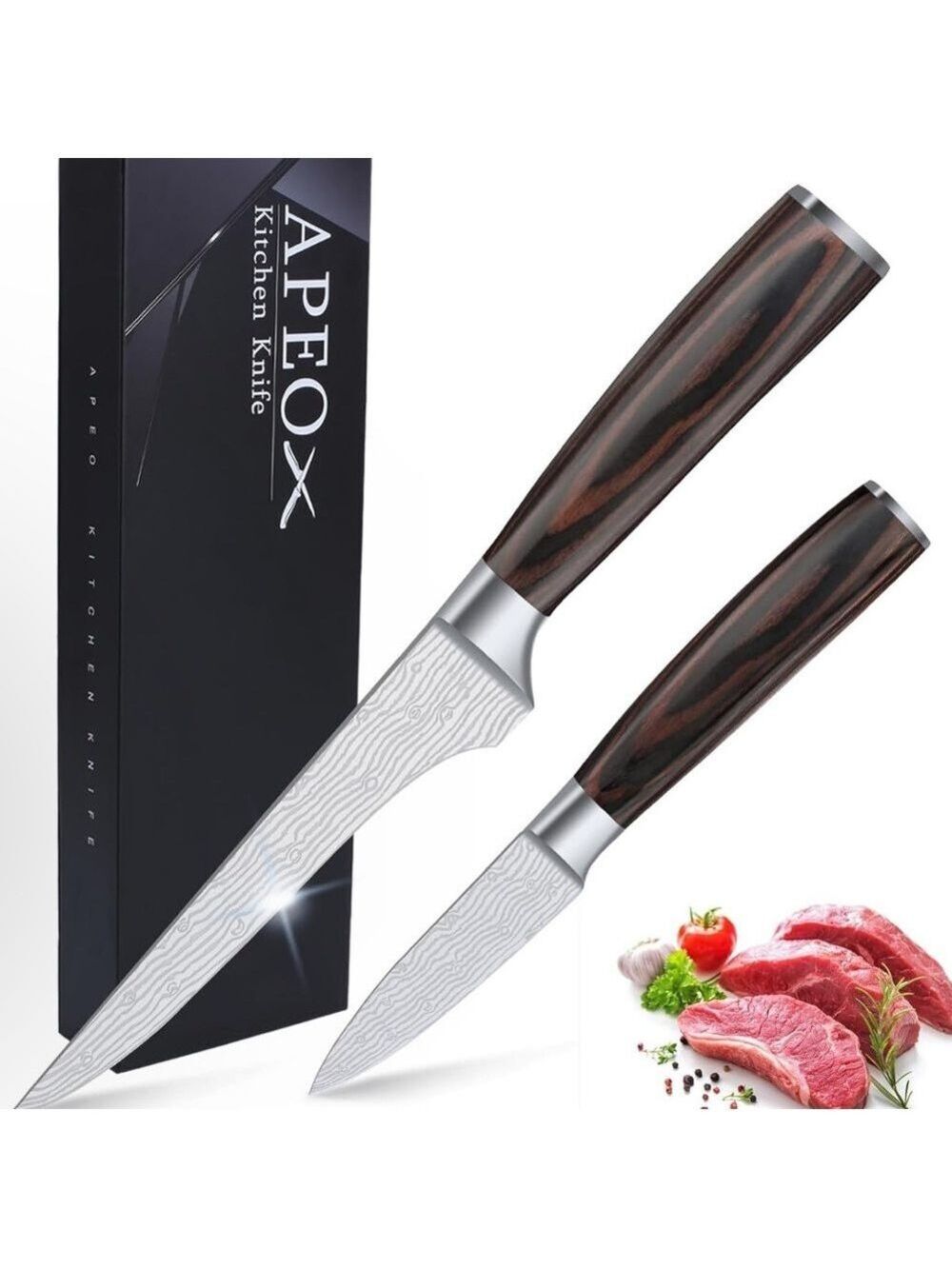 APEO Boning Knife Set of 6 inch Boning Knife and 3.5 inch NWT